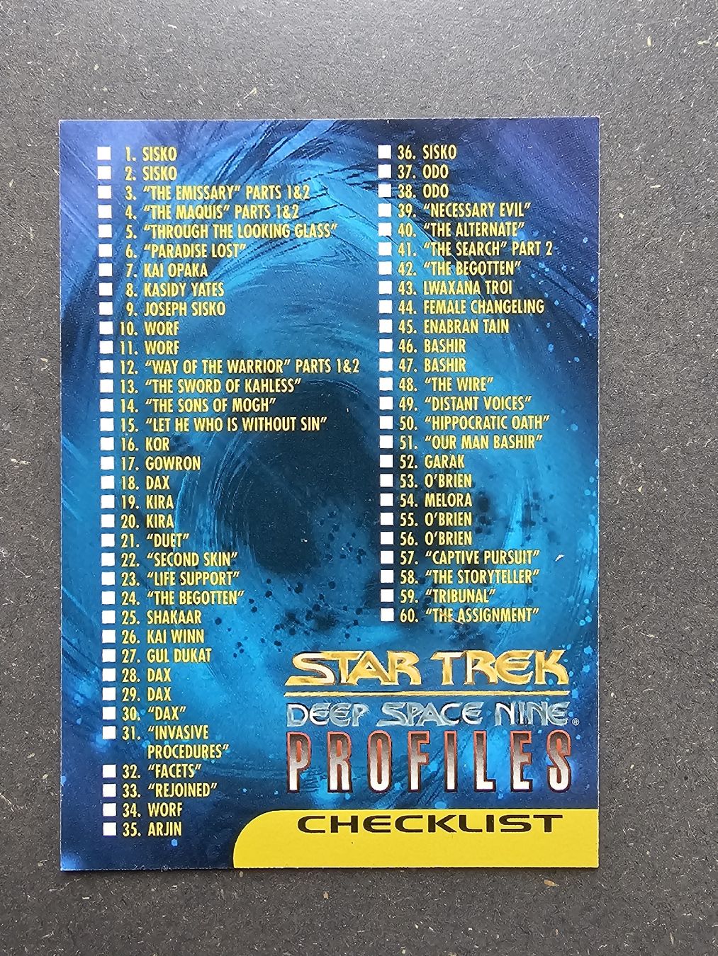 Carte collezionabili: Star Trek : Deep Space 9 - Tradingcard Set - 82 Karten – Nuovo (secondo la descrizione) da Klingnau venduto da Eibermend1 2