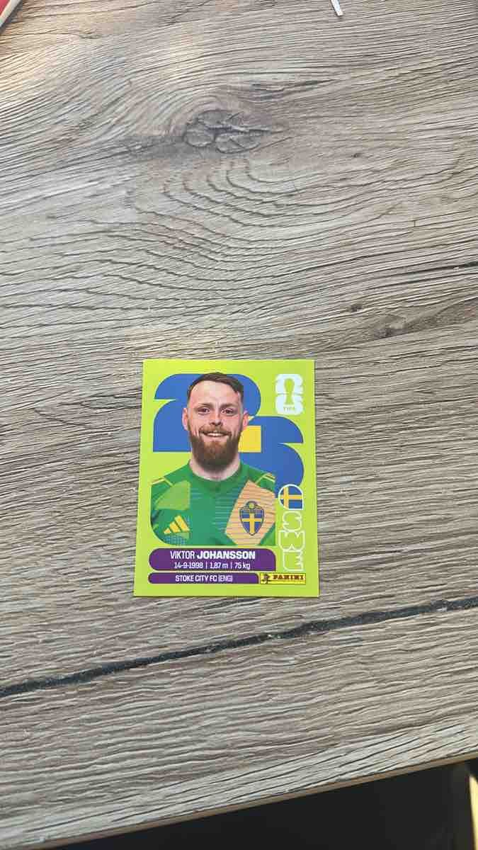 Panini Carte collezionabili: Viktor Johansson Sticker Panini neu Zustand – Usato da Ostermundigen venduto da Tcg-Lego-Store
