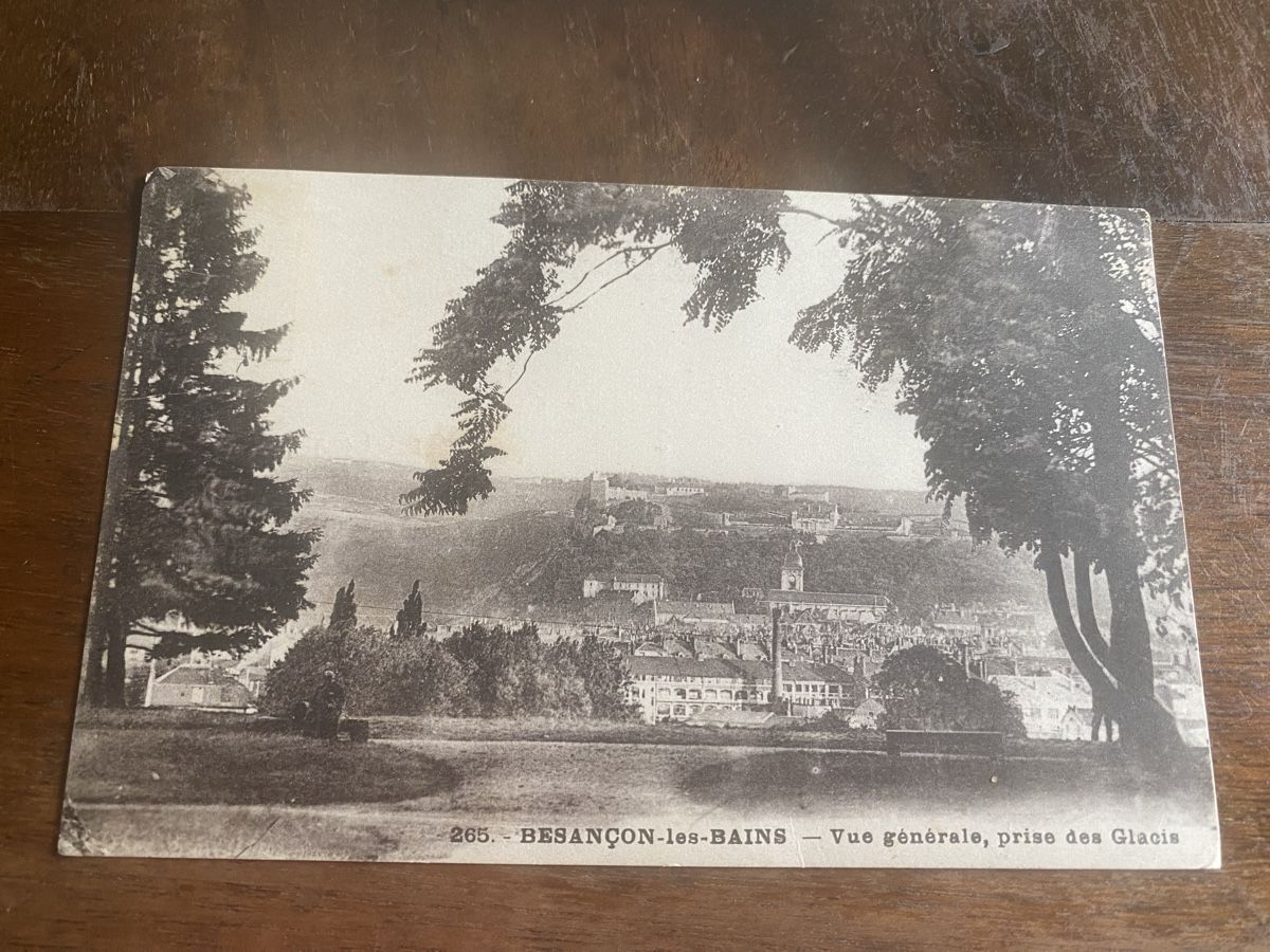 Cartoline postali: Ansichtskarte 1932 Besancon-les-Bains, Briefmarke, 1932 – Usato da Baden venduto da swiss-alps 5