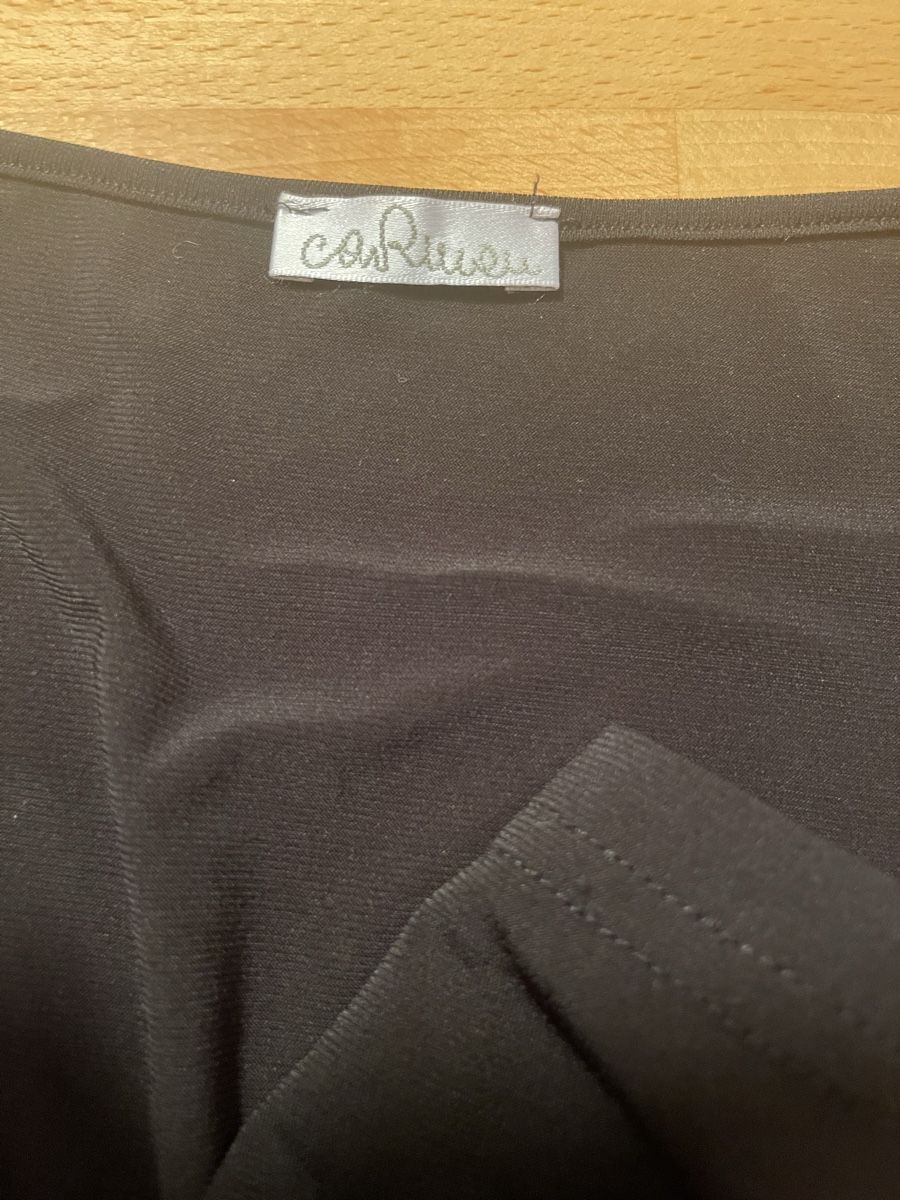 Vestiti: Vestito da sera nero con paillettes e similpelle-M/L – Nuovo (secondo la descrizione) da Gordevio venduto da LanaZimm 7