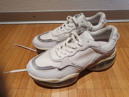 Karl Lagerfeld Sneaker Gr. 39 Weiss/Silber Plateau