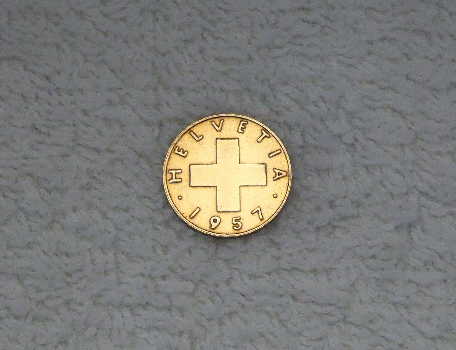 Tutti le monete: 1 centime/rappen 1957 – Usato da Nyon venduto da Ilmi09 1