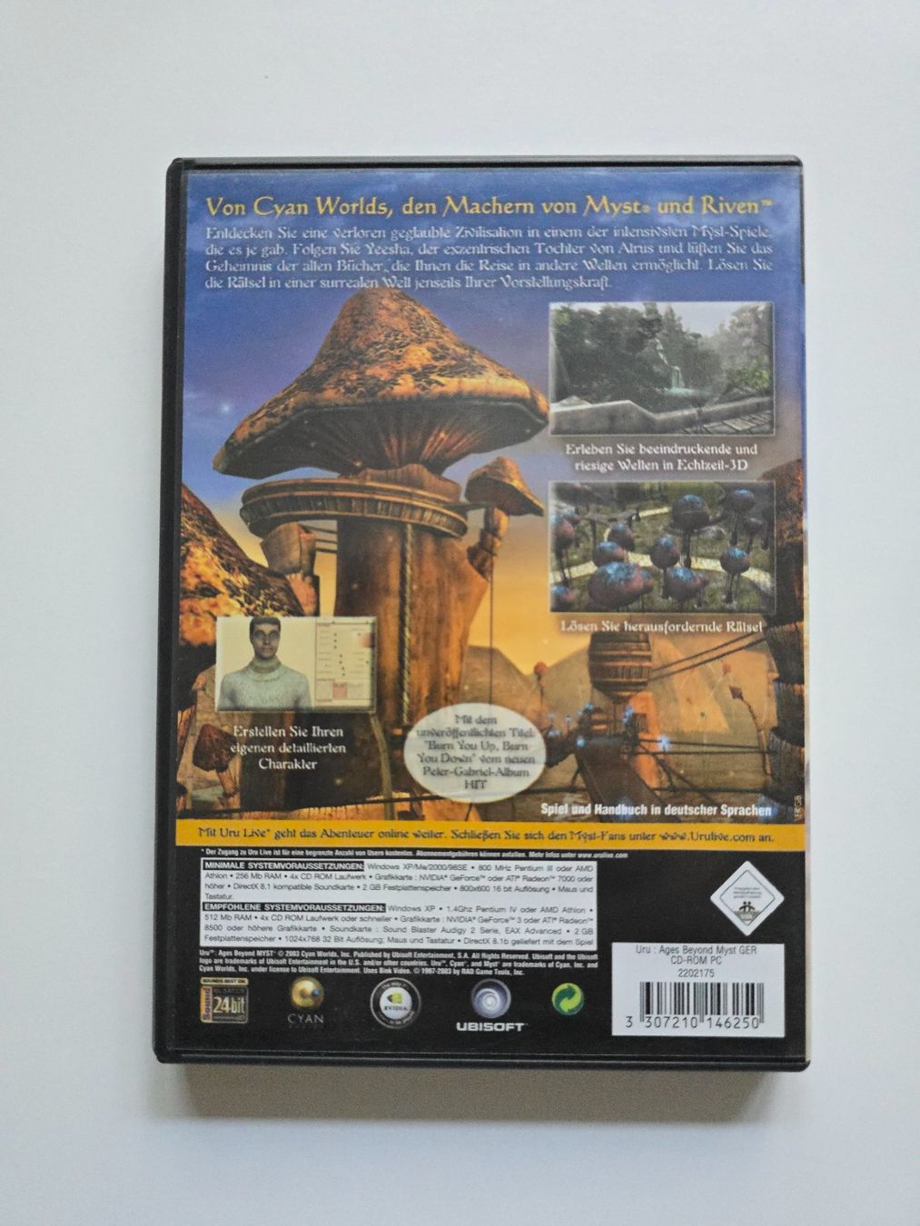 Giochi: CD-ROM PC Spiel Uru Ages Beyond Myst – Usato da Dättlikon venduto da Wundertuete_ 1