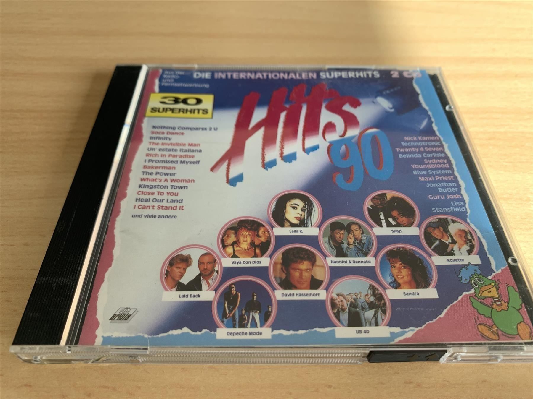 CD: Hits 90 - Die Internationalen - 2 CD – Usato da Rikon im Tösstal venduto da Alpenmutz