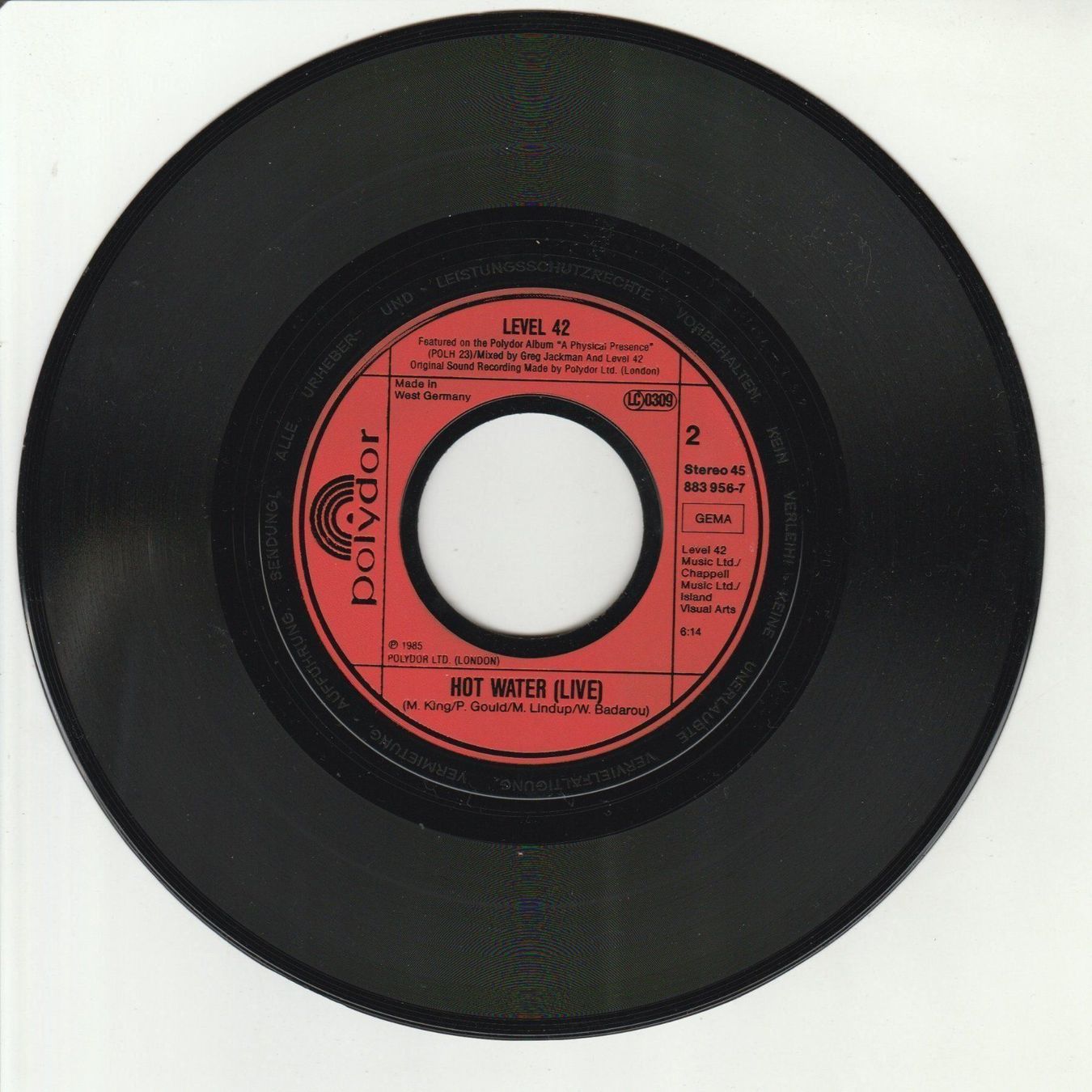 Dischi in vinile: Level 42 - Lessons in Love 7" Vinyl 1986 – Usato da Tübach venduto da JamesStone 3