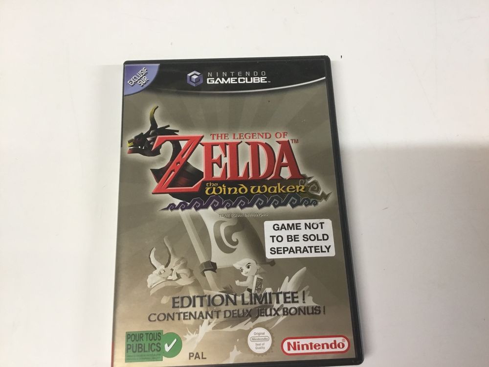 THE Legend of Zelda The Windwaker HD Edition Limitée (neuf) pour Wii U