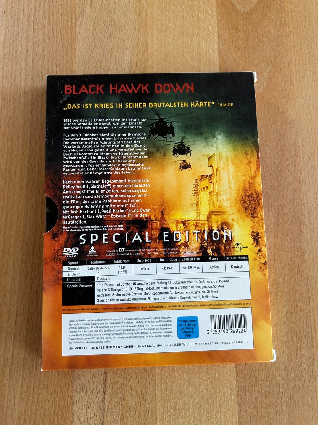 Tutti i DVDs: Black Hawk Down (2001) - 2-Disc-Special Edition – Usato da Bubikon venduto da cinerama01 1