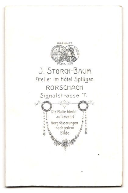 Fotografie & Manifesti: Fotografie J. Storck-Baum, Rorschach, Si – Usato da Berlin venduto da bartko-reher 1