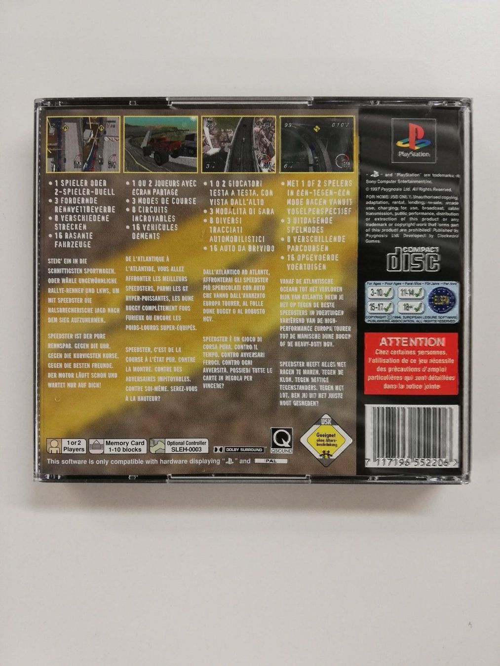 Sony Jeux: Speedster / Sony Playstation 1 PSX PS1 – D'occasion à St. Gallen par zorro_dc 1