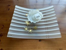Designer Glas-Schale