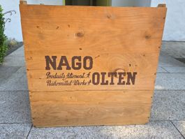 Transportkiste NAGO Nährmittel-Werke Olten, Vintage