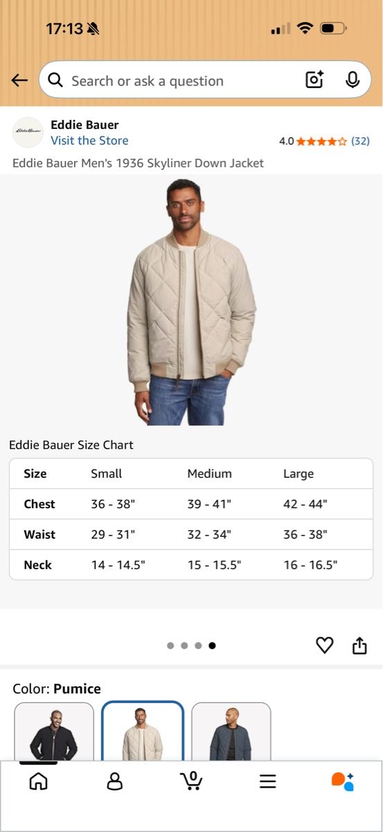 Eddie Bauer Giacche: Eddie Bauer Men's 1936 Skyliner Down Jacket – Nuovo (secondo la descrizione) da Zürich venduto da fed_5zp9 4