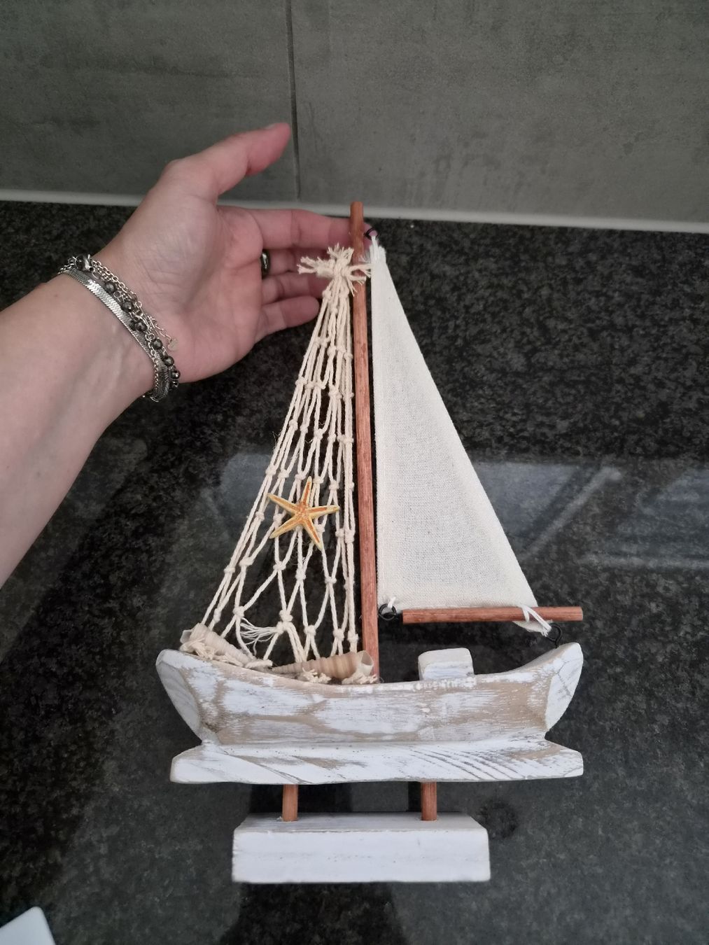 Migros Alle Dekorationen: Dekorations-Segelboot weiss maritimer Stil Deko Schiff – Neu (gemäss Beschreibung) aus Niederrohrdorf von Miripfiri 3