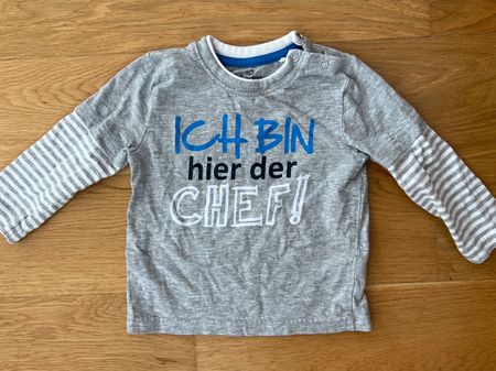 Pullover gr. 86 ich bin hier der chef