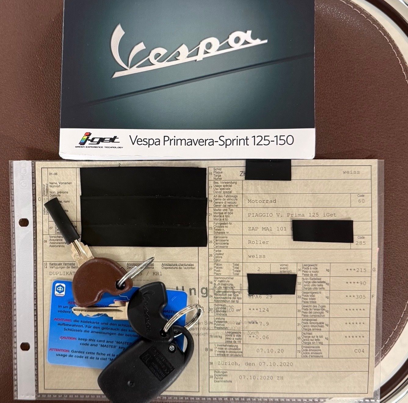 Scooters: Piaggio Vespa Primavera 125 – D'occasion à Schlieren par carmotica 8