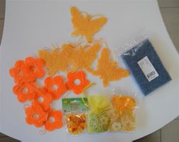 Blumen - Schmetterlinge Frühling / Sommer Dekopaket