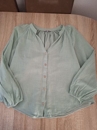 Chemisier vert menthe taille M état neuf