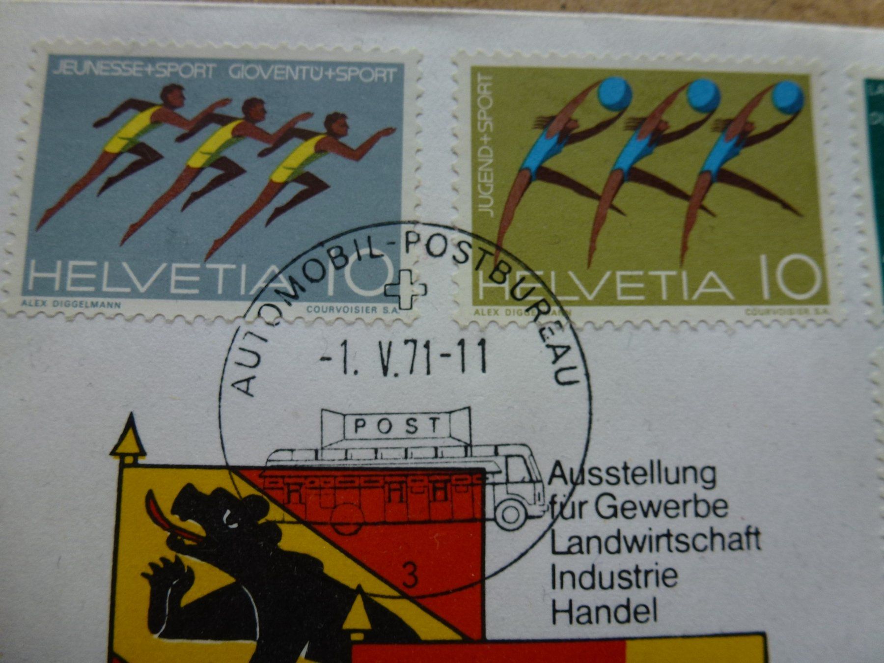 Tutti i francobolli: Schweiz ++ Brief von der BEA 1971 – Usato da Walkringen venduto da Casablanca777 1