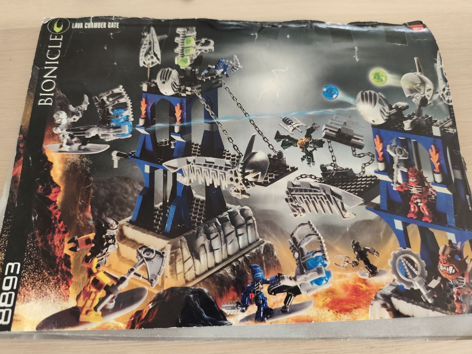 Lego Kit di costruzioni: Lego 8893 Bionicle Lawa Chamber Gate – Nuovo (secondo la descrizione) da Zuckenriet venduto da bm2_88l9 5