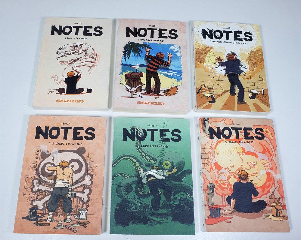 Fumetti: BD - Boulet : Notes - 6 livres – Usato da Morgins venduto da Laurentcorinne 2