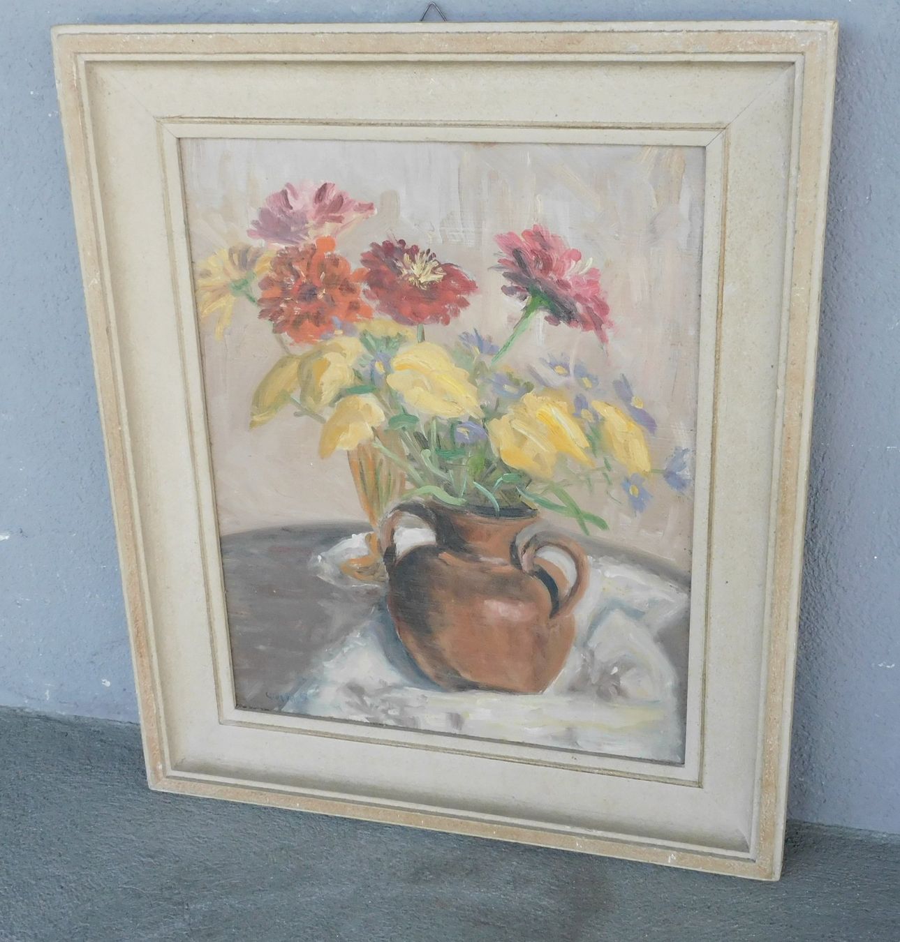 Dipinti: Kunst StillLeben signiert Ölgemälde Gemälde Bild – Usato da Sursee venduto da 76