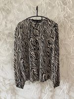Semitransparente Sommerbluse Zebraprint - neu