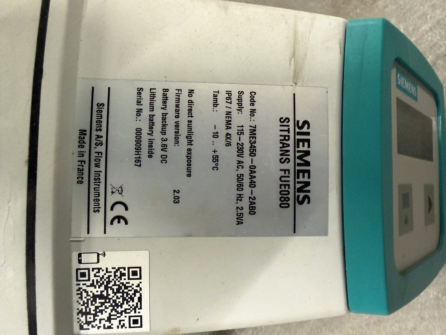 Siemens Misurare: Siemens FlowmeterTransmitter – Usato da Stans venduto da holzverstromung13 3