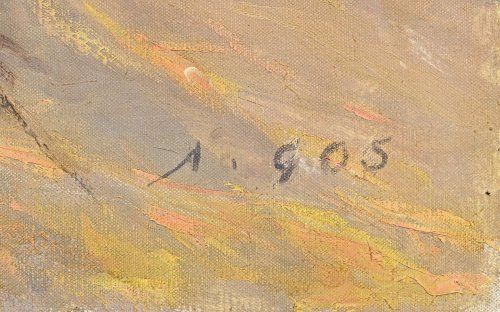 Tableaux: Albert Gos signed Important Painting – D'occasion à Apples par the_7jtf 6