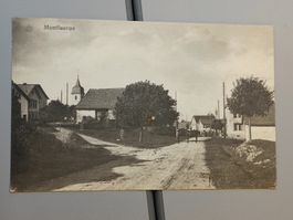Alte PK / Montfaucon - Gelaufen Feldpost 1917