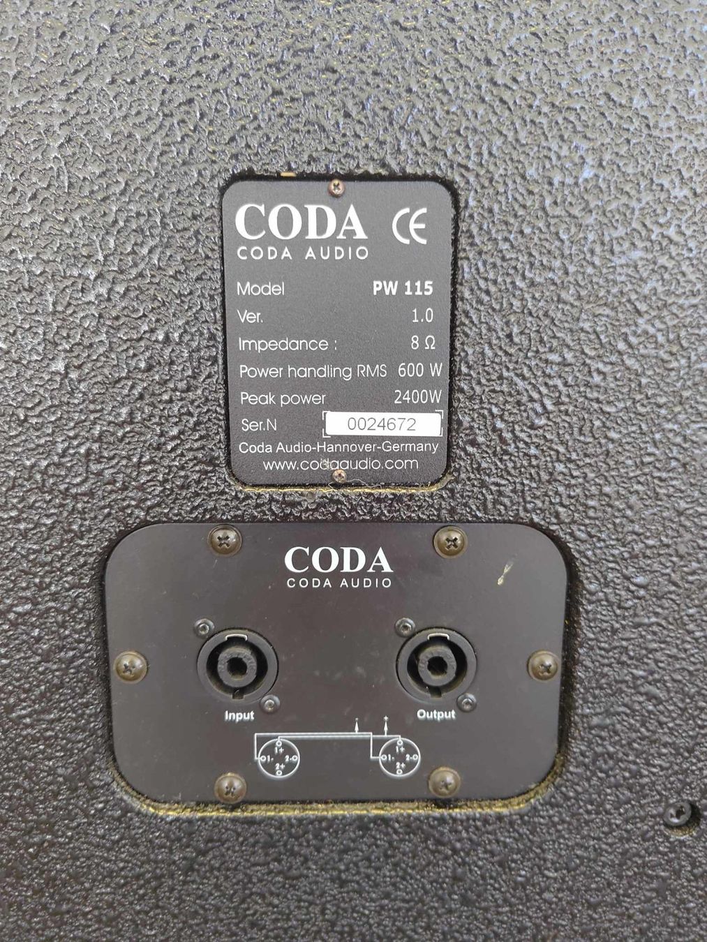 Haut-parleurs: Coda Audio PW115 Subwoofer-System – D'occasion à Schlieren par Basscenter 3