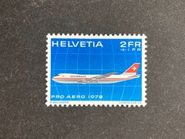 Schweiz 1972 Pro Aero Jumbo postfrisch