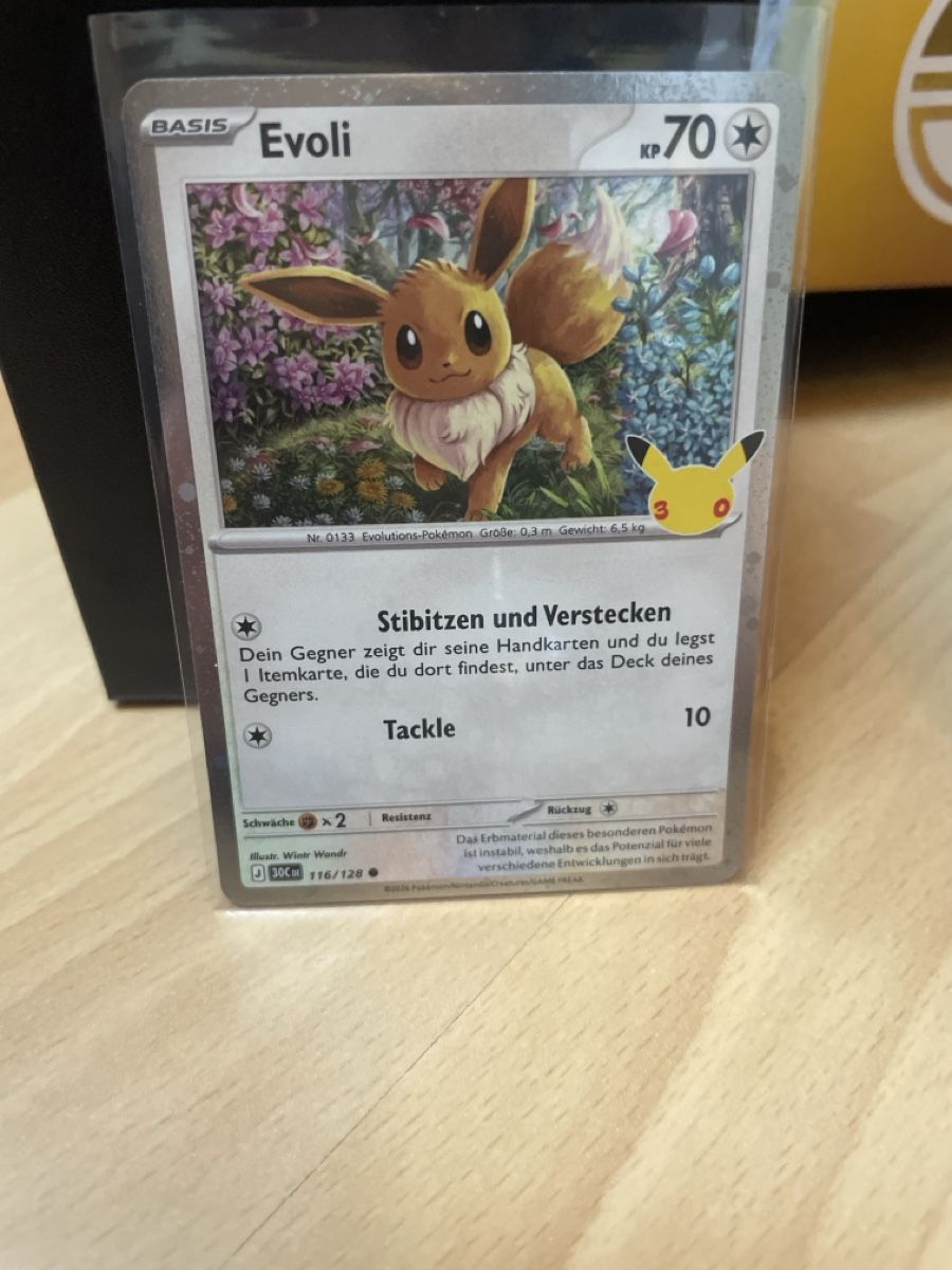 Pokémon Carte collezionabili: Evoli 116/128 30th anniversary – Usato da Bazenheid venduto da Toulouse12