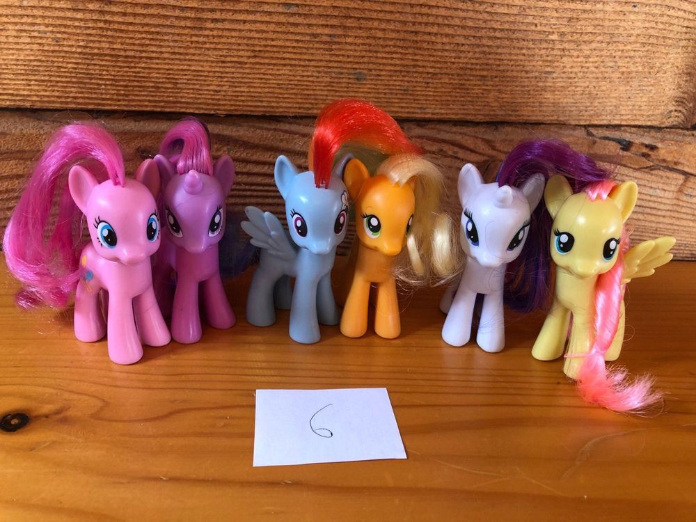Lot De 6 My Little Pony G1 – Hasbro – Mon Petit Poney Vintage – Occasion