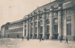 St. Gallen - Neues Bahnhofgebäude + 1923