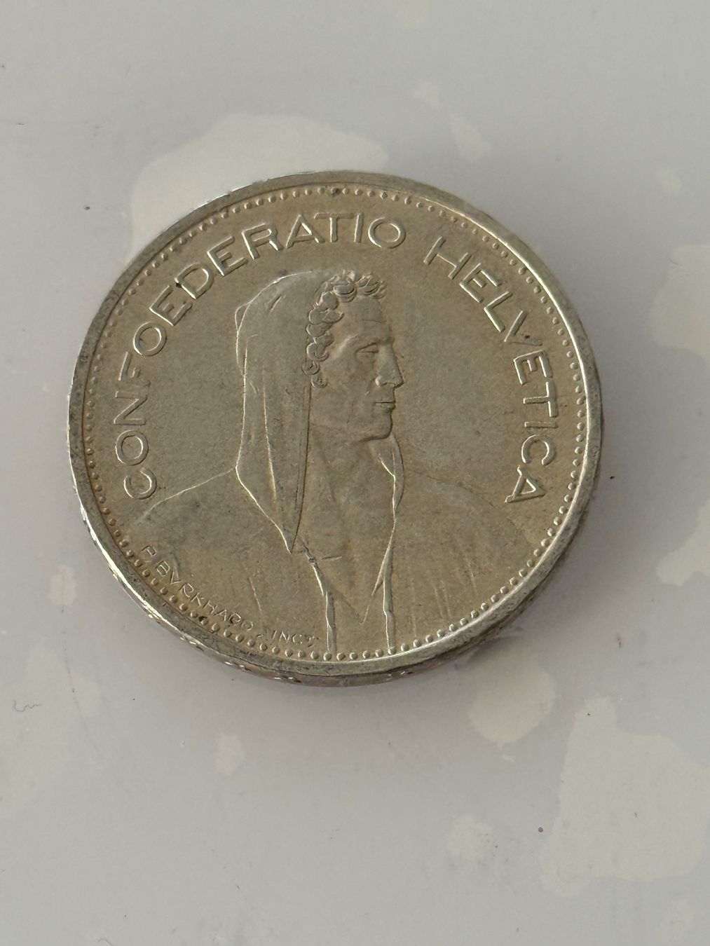 Alle Münzen: 5 Franken 1935  Silber – Gebraucht aus Wallisellen von SWISS_SILVER1