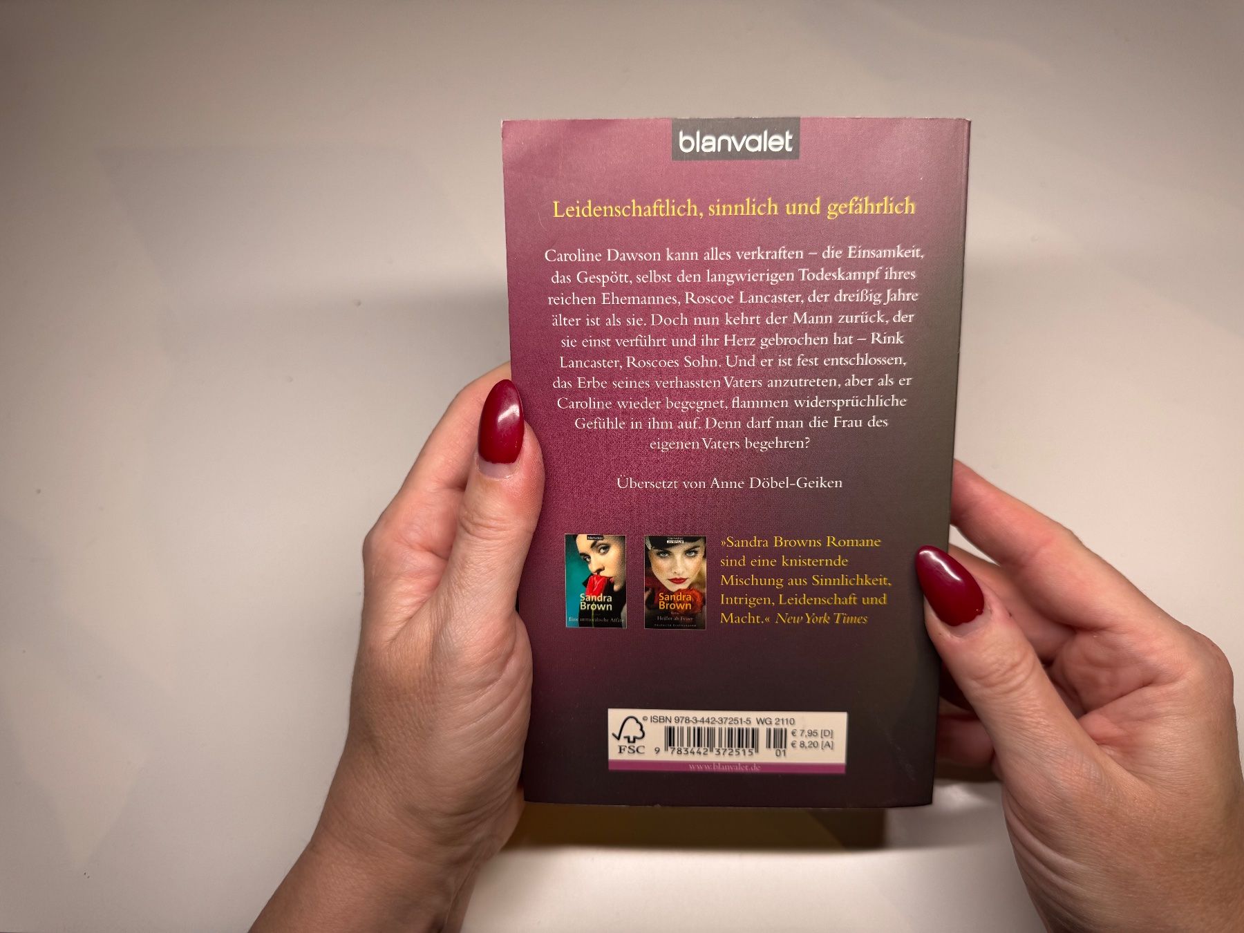 Bücher: ROMAN: Sandra Brown, Eine sündige Nacht – Gebraucht aus Grosswangen von Deutsche_Romane 9