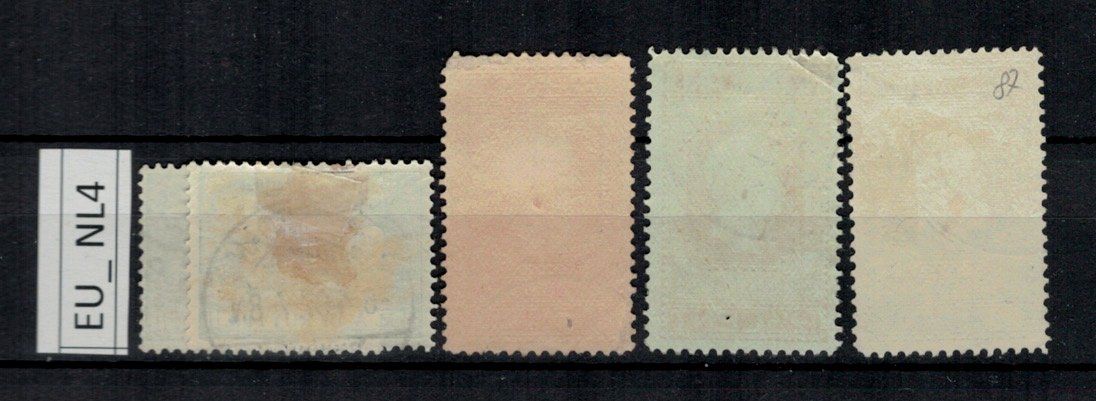 Tutti i francobolli: Niederlande 1907/13, EU_NL4 – Usato da Erlenbach ZH venduto da panstamps 1