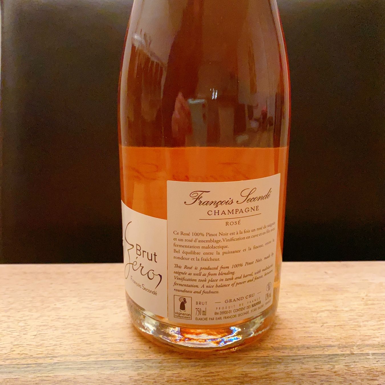 Bevande alcoliche: Francois Seconde Champagne Rose Brut – Nuovo e nell'imballaggio originale da Luzern venduto da Sommer_26 3