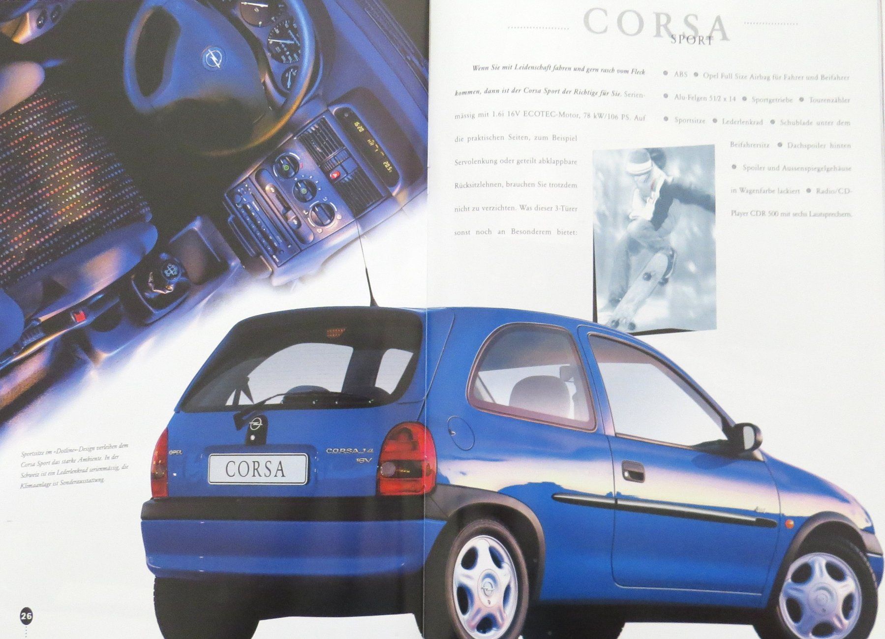 Opel Dokumente: Prospekt Opel Corsa – Gebraucht aus Ettingen von Burago 2