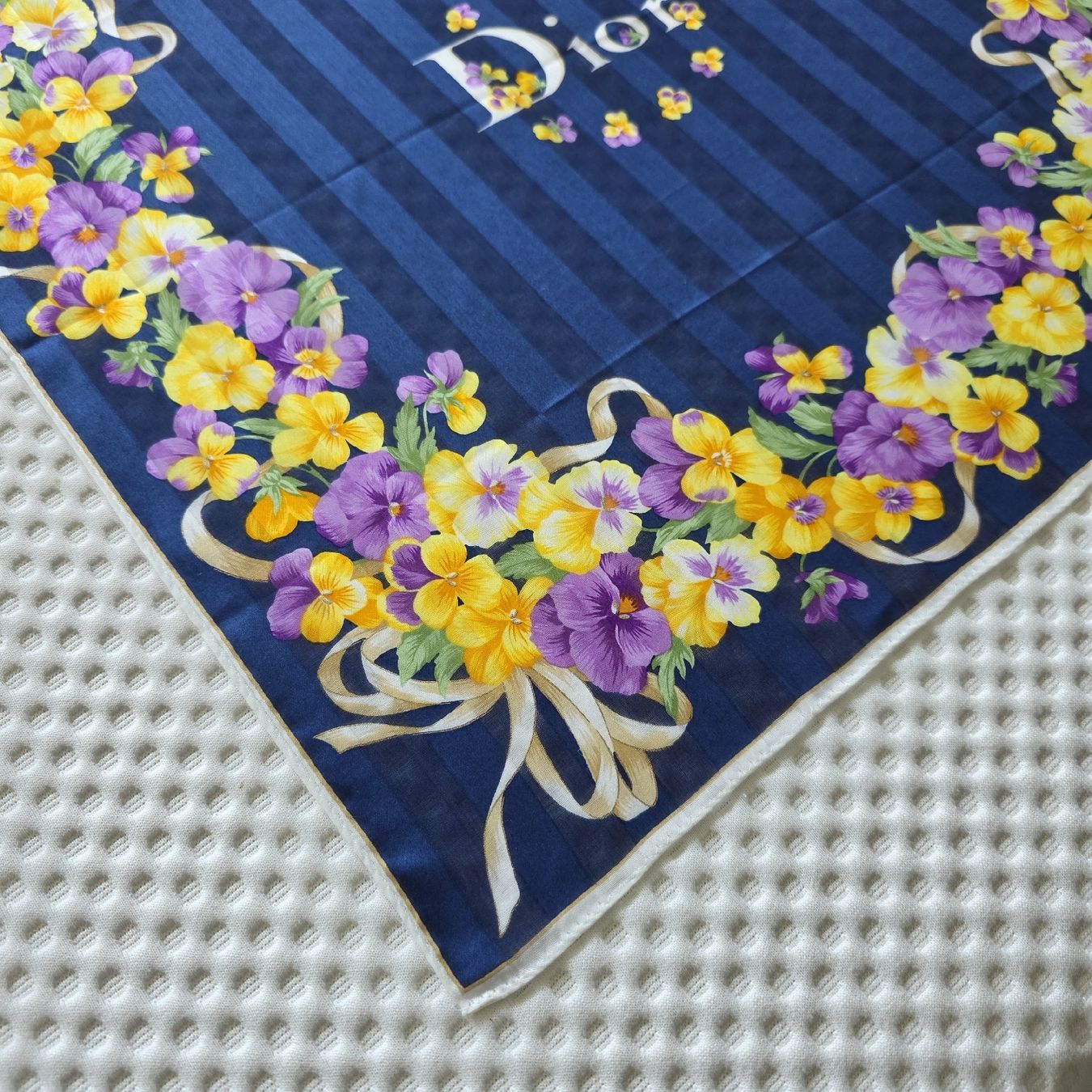 Dior Foulards, Tücher & Schals: Dior Baumwolltuch 48x48 cm Neu – Neu und originalverpackt aus Zürich von LIMAR 4