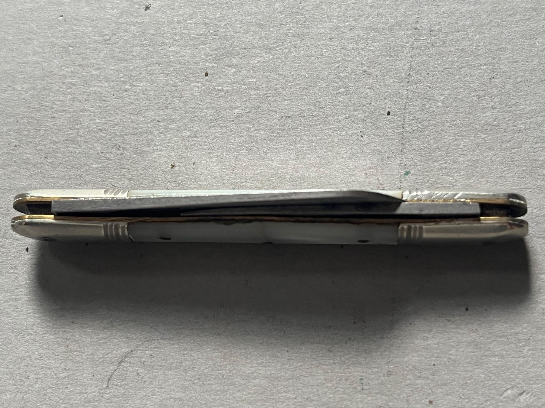 Couteaux de poche: Antikes Sackmesser 66 mm - Perlmutt – D'occasion à Zürich par FV.vintage 6