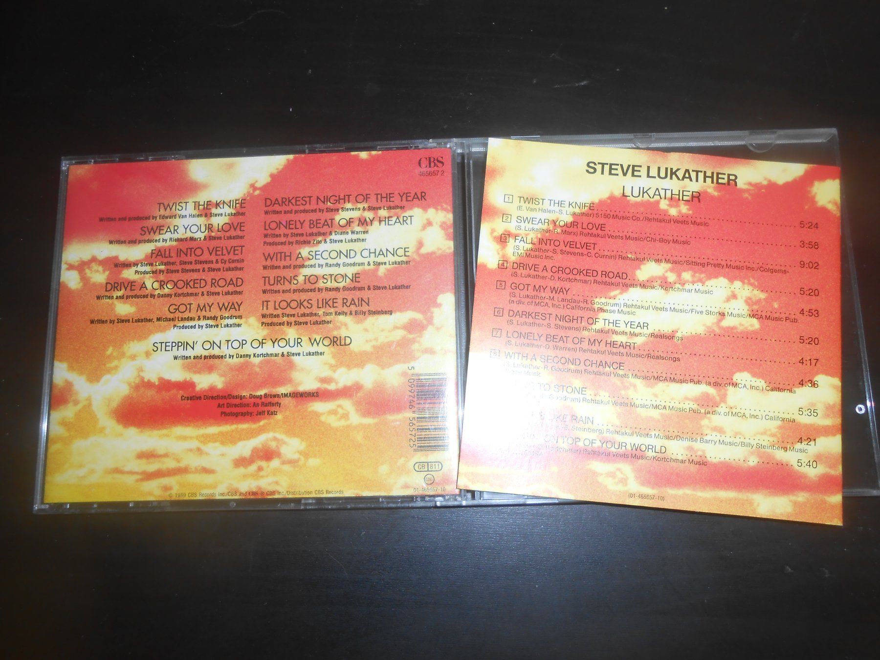 CD: Steve Lukather – Lukather / 1989 – Usato da Aarberg venduto da witchhunter01 1