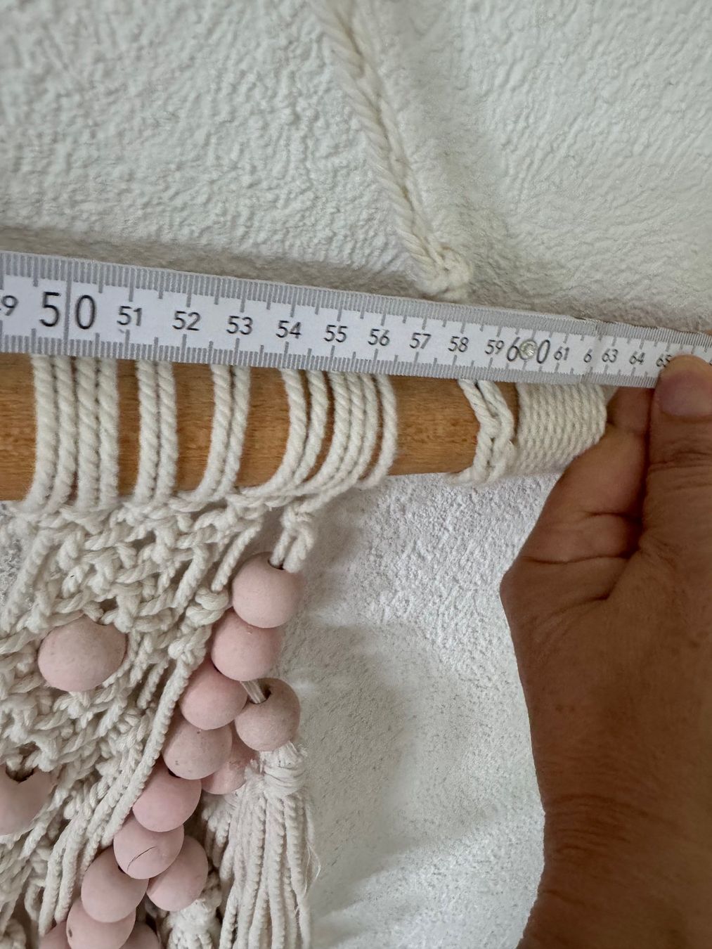 Tutte le decorazioni: Neuware Grosses Makramee Dekoration 67 x 77 cm – Nuovo (secondo la descrizione) da Kirchdorf AG venduto da coco123 3