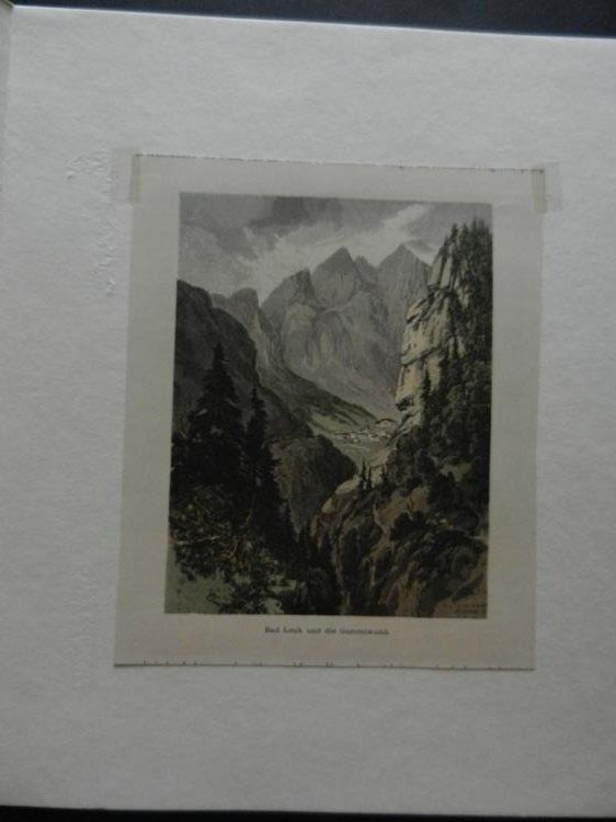 Gravures: Bad Leuk Gemmiwand – D'occasion à Risch par Rischli15 1