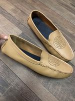 Tory Burch Leder Loafer camel 41 neuw