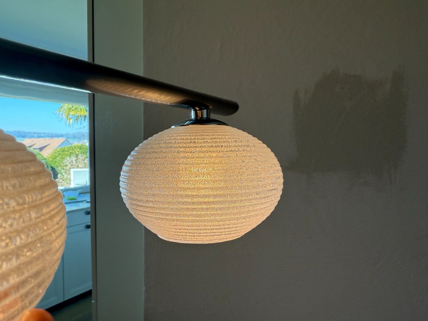 Lampadari & plafoniere: Esstisch Pendelleuchte mit 5 Kristallgläser – Usato da Eggenwil venduto da Lissi82 3