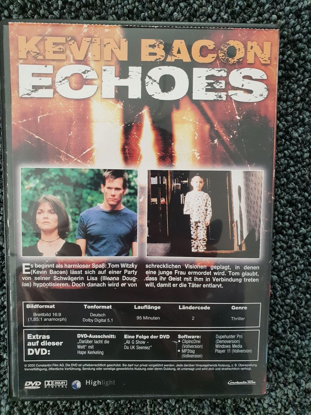 Tutti i DVDs: ECHOES (NR656) – Usato da Ruswil venduto da M71 1