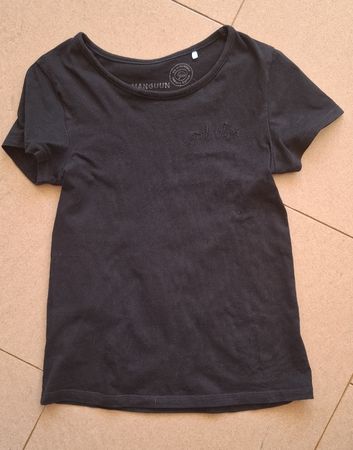 T-shirt kurzarm schwarz  146/152  von  MANGUUN