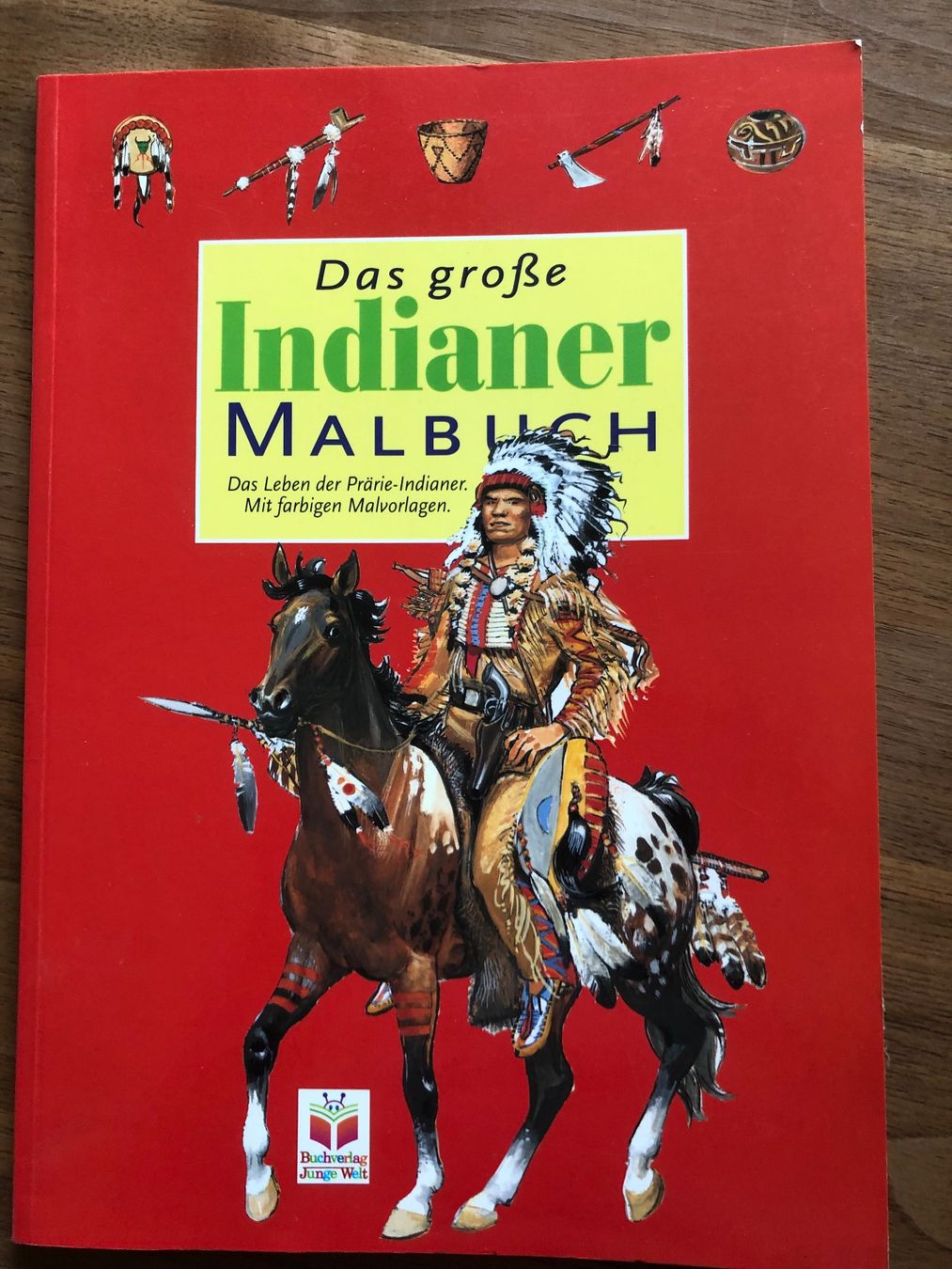 Bücher: Das grosse Indianermalbuch – Gebraucht aus Wattwil von jopara