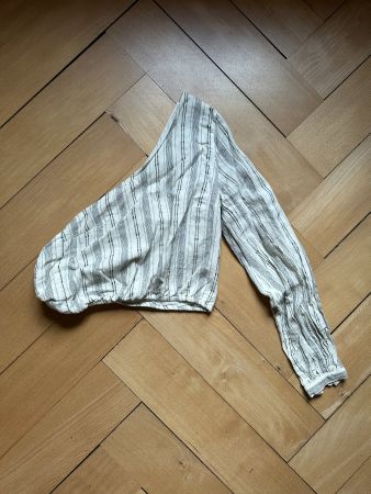 L'ACADEMIE - Off-Shoulder Top weiss-schwarz XS